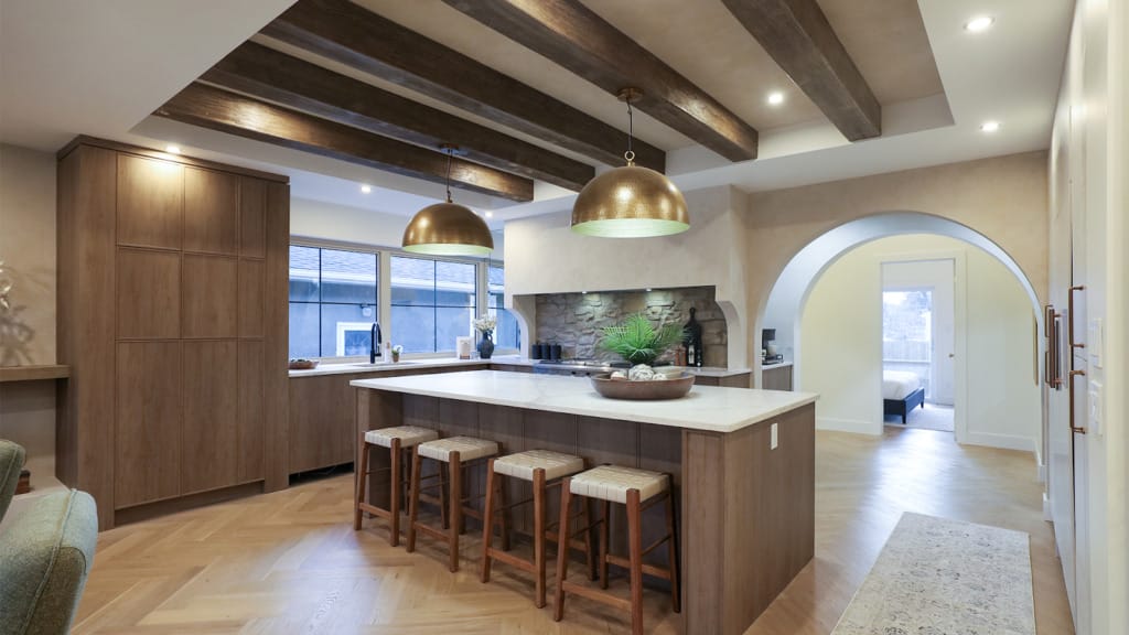 kitchen staging