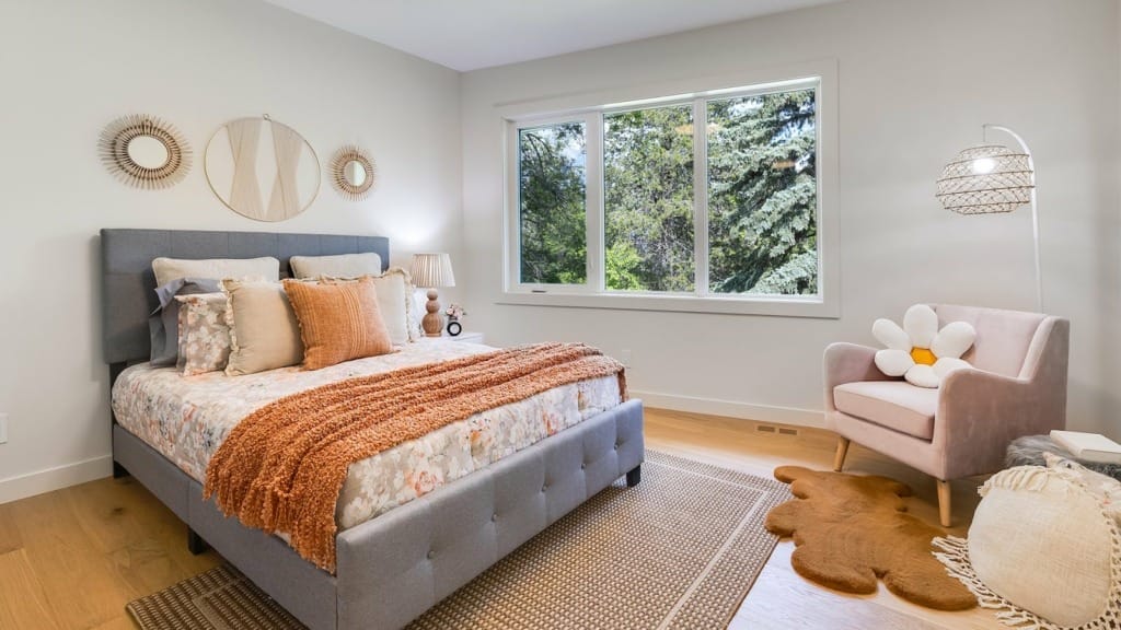 Use Floor-to-Ceiling Curtains for an Instant Height Boost